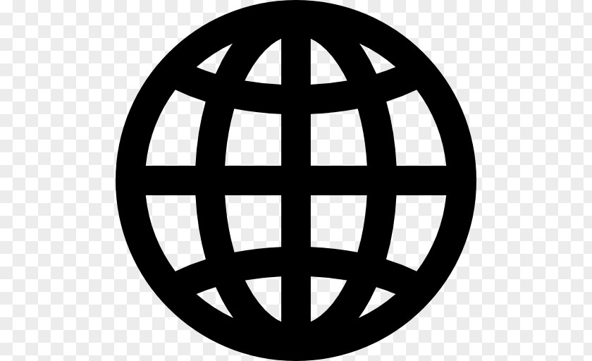 Globe Earth Symbol World Grid PNG