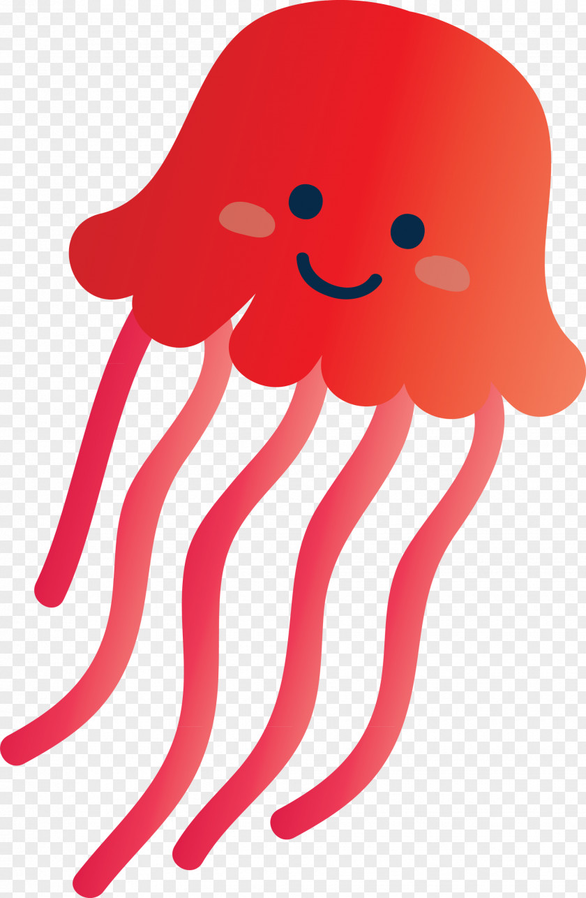 Octopus Giant Pacific Pink Jellyfish PNG