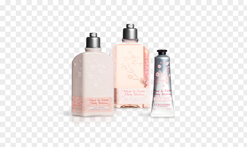 Perfume Lotion L'Occitane En Provence Cosmetics Cherry Blossom PNG