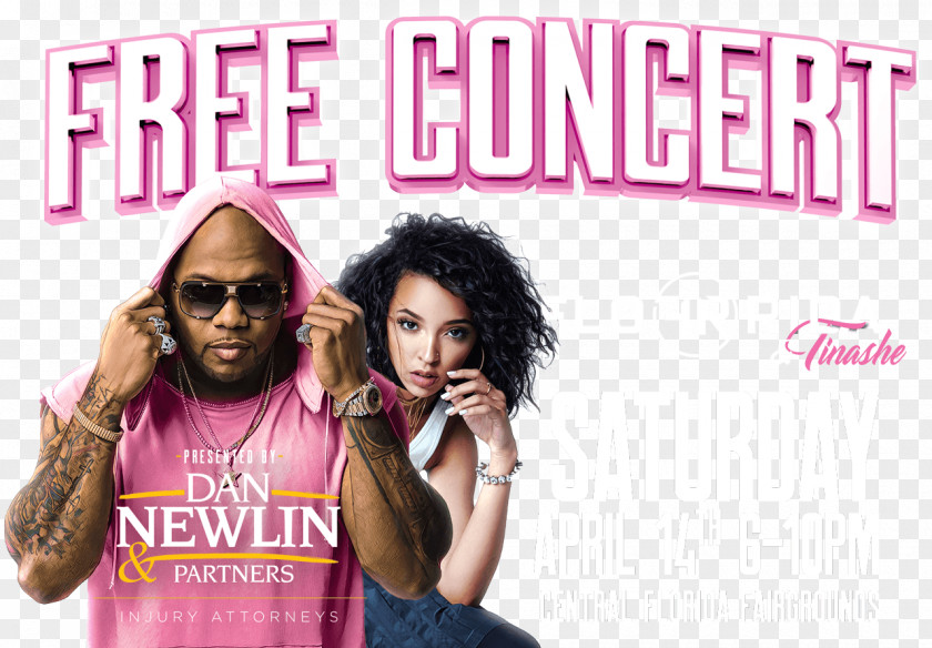 Tinashe Flo Rida Central Florida Fair. The Law Offices Of Dan Newlin Chevy Court Concert PNG