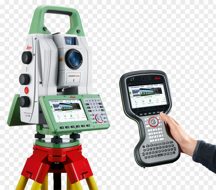 Total Station Leica Geosystems Camera Surveyor PNG