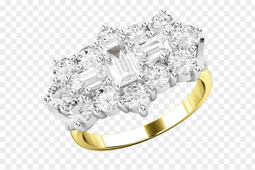 Wedding Ring Engagement Gold Silver PNG