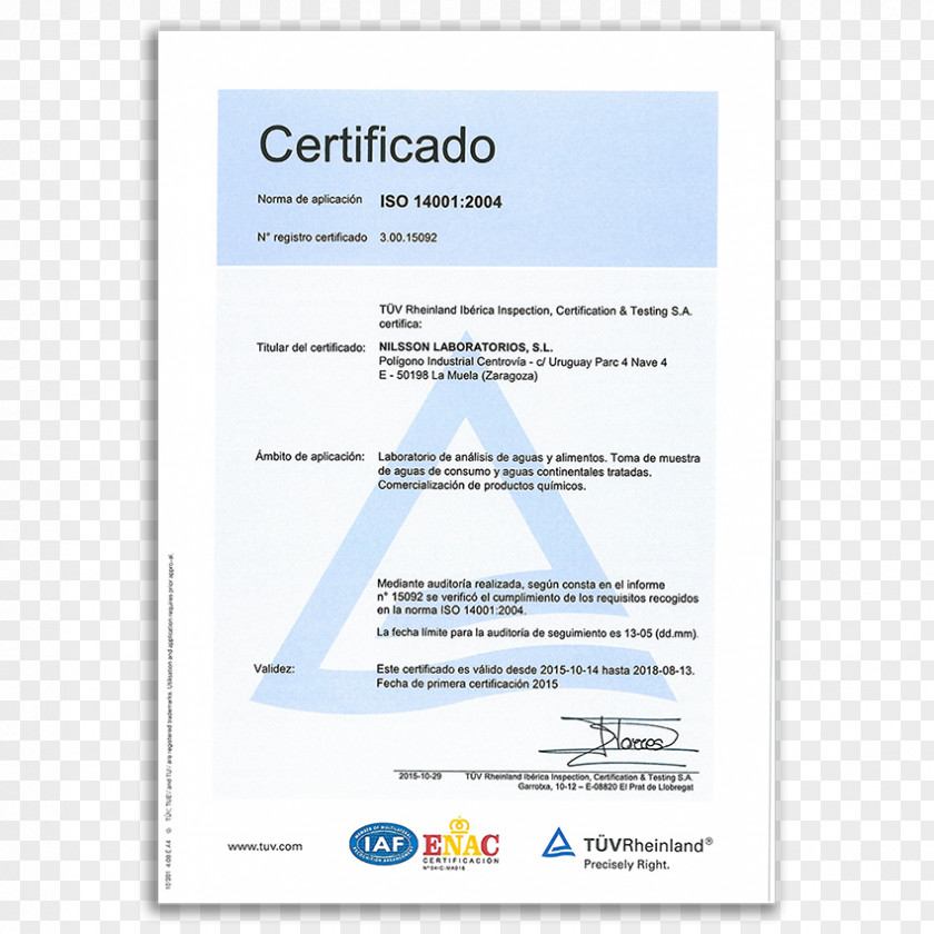 Certificados ISO 9001 Akademický Certifikát Quality 9000 PNG
