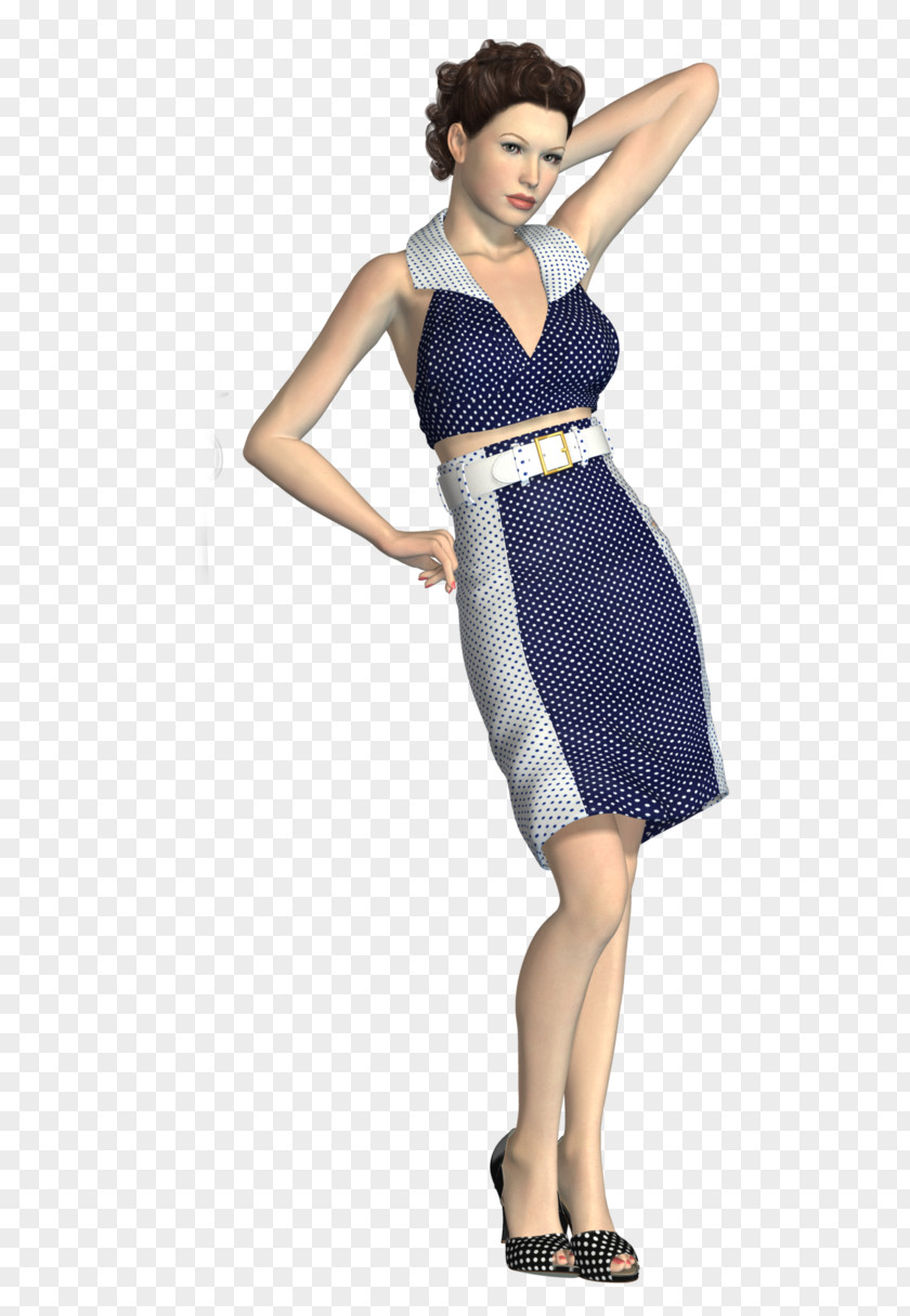 Dress Cocktail Clothing Polka Dot Fashion PNG