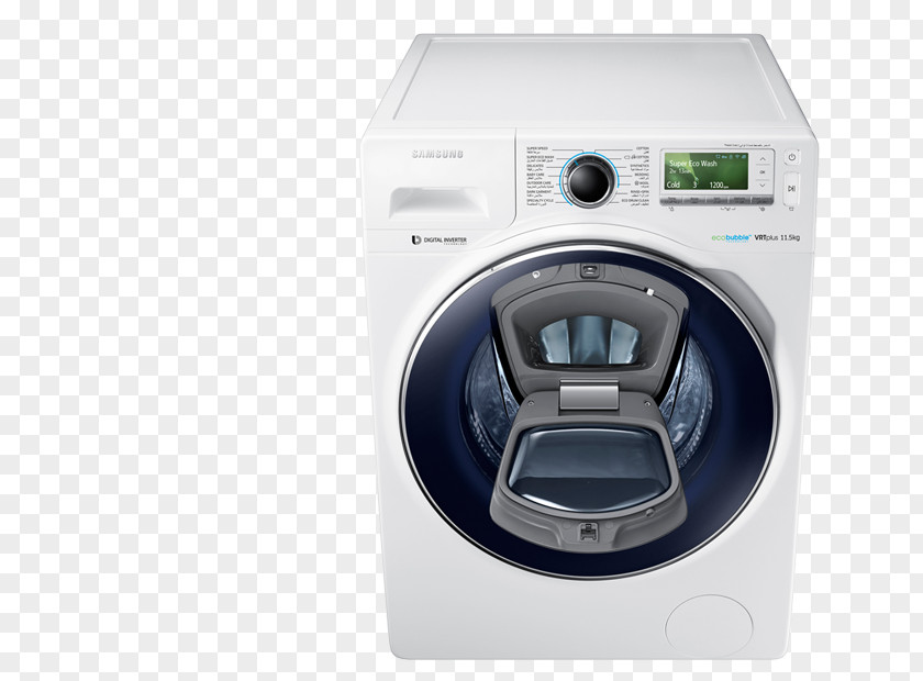 Samsung Washing Machines WW90K7615OW WW12K8412OX PNG