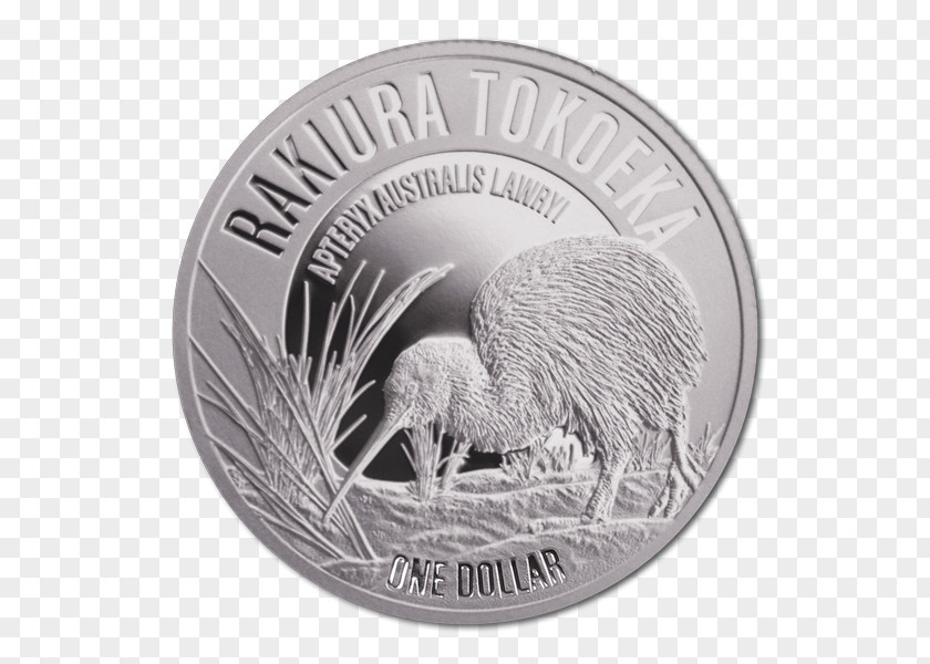 Silver Coin New Zealand Dollar Proof Coinage PNG