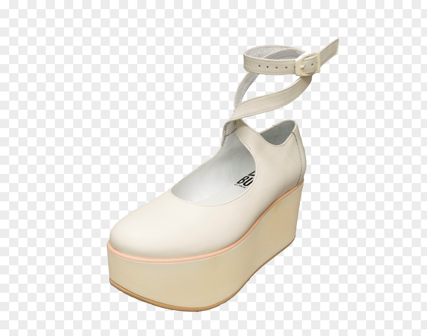 White Shoes TOKYO BOPPER Platform Shoe Ballet Flat Button PNG