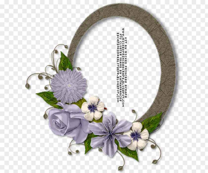 Design Floral Wreath PNG