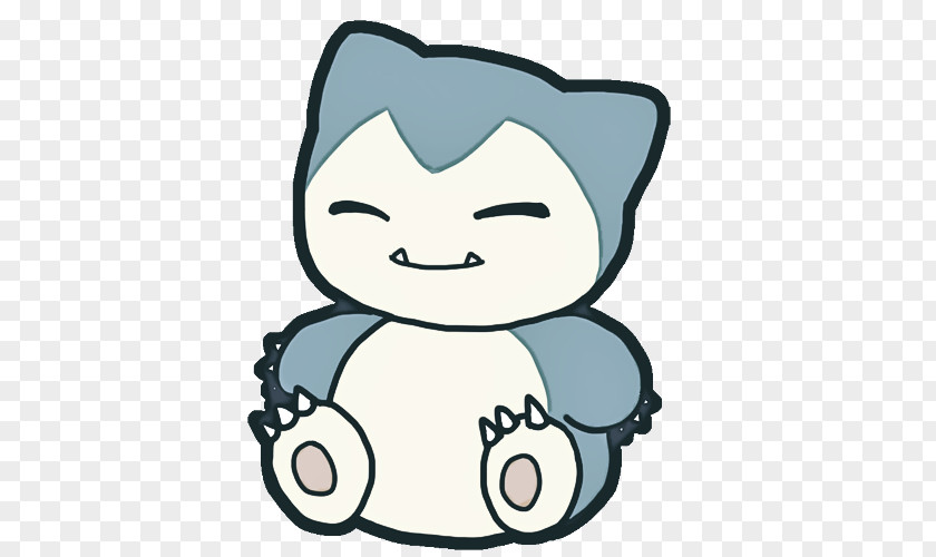 Happy Smile Snorlax Cartoon PNG