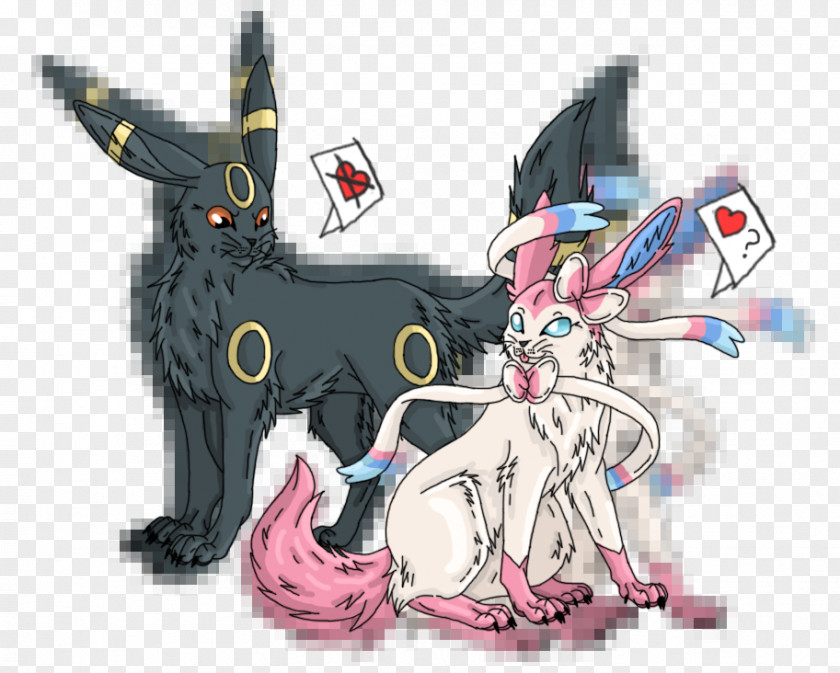 Heart Breaking Pokémon X And Y Umbreon Sylveon Eevee PNG