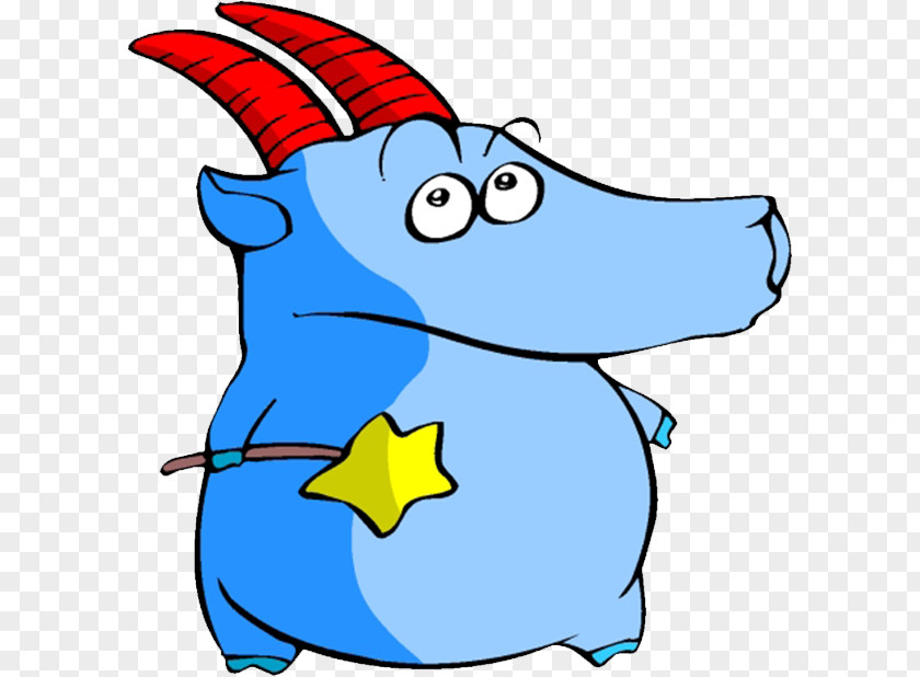 Blue Aries Capricornus Clip Art PNG