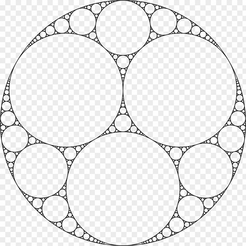 Fractal Geometry Apollonian Gasket Tangent Circle Problem Of Apollonius PNG