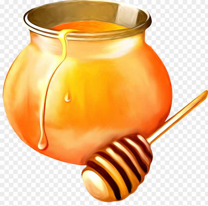Honey Bee JAR Clip Art PNG