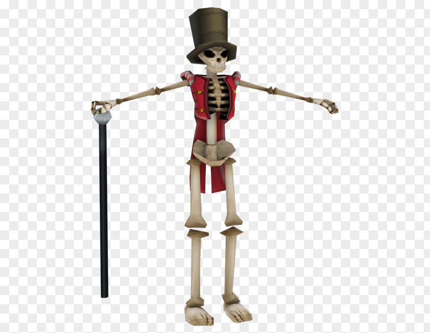 Skeleton Joint Figurine PNG