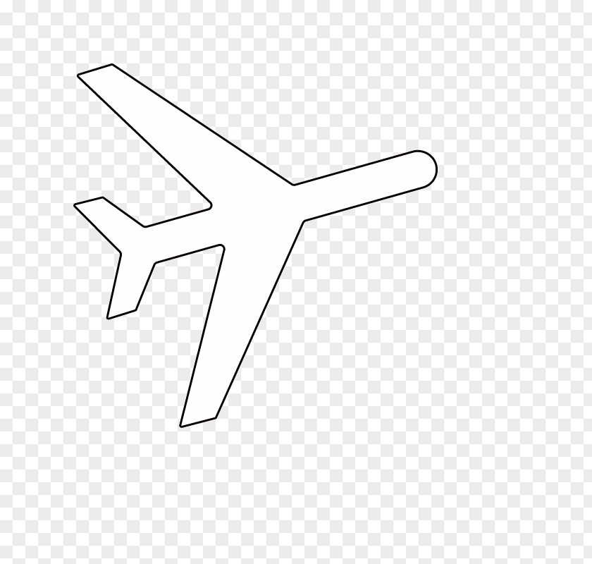 Cartoon Airplane Line Angle Logo Point PNG