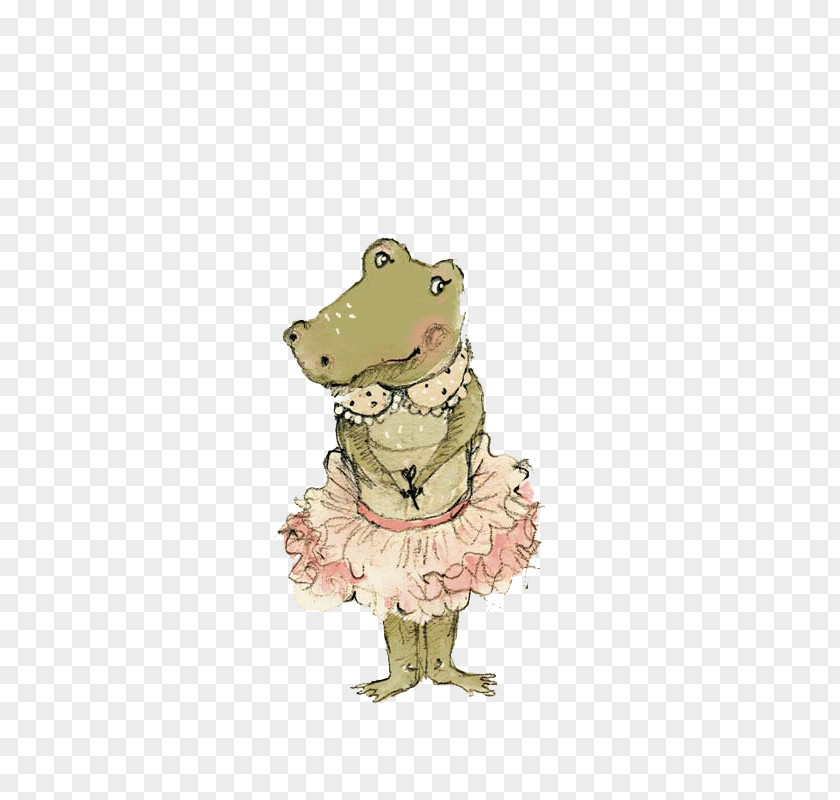 Dancing Frog Alphabet Letter Drawing Illustration PNG