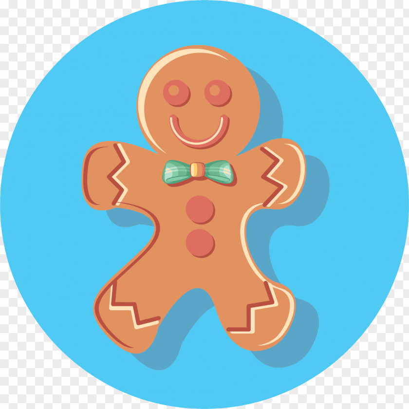 Gingerbread Man Biscuits House Clip Art PNG
