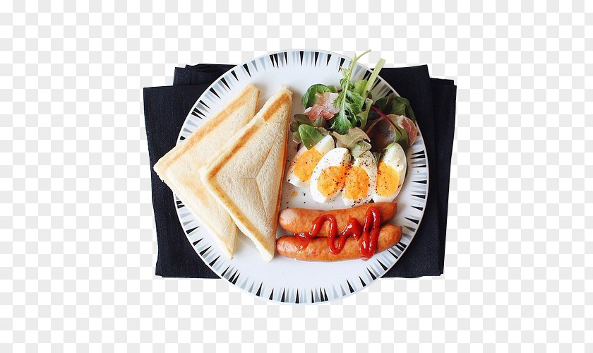 Gourmet Breakfast Full Toast Cafe Japanese Cuisine PNG