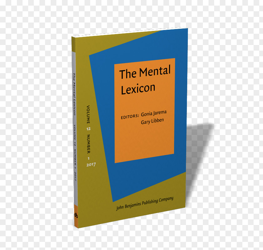 Mental Lexicon Language Linguistics John Benjamins Publishing Company PNG