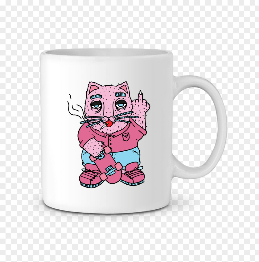 Mug Coffee Cup Ceramic Cat Maneki-neko PNG