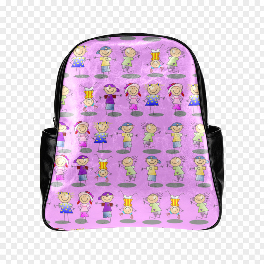 Multifunction Backpacks Pink M PNG