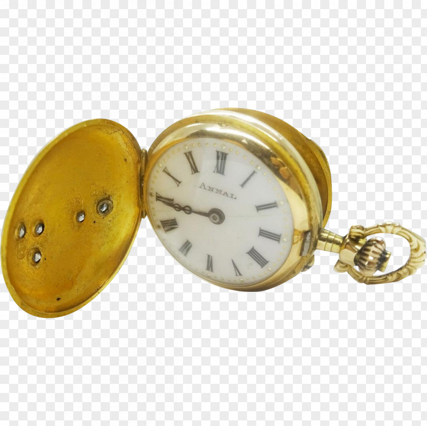 Pocket Watch Remontoire Alarm Clocks Gold PNG