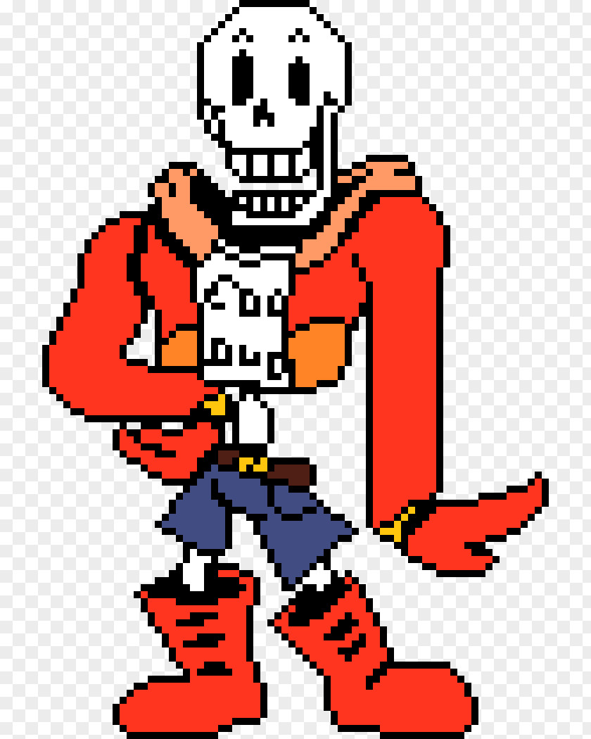 Sprite Undertale Papyrus Clip Art PNG