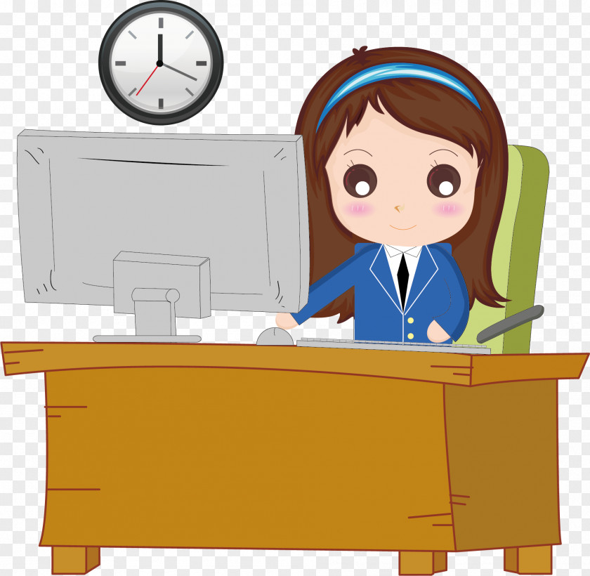 Work Elements Office Cartoon U0e01u0e32u0e23u0e4cu0e15u0e39u0e19u0e0du0e35u0e48u0e1bu0e38u0e48u0e19 PNG