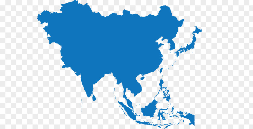 Asia Afro-Eurasia Vector Map PNG