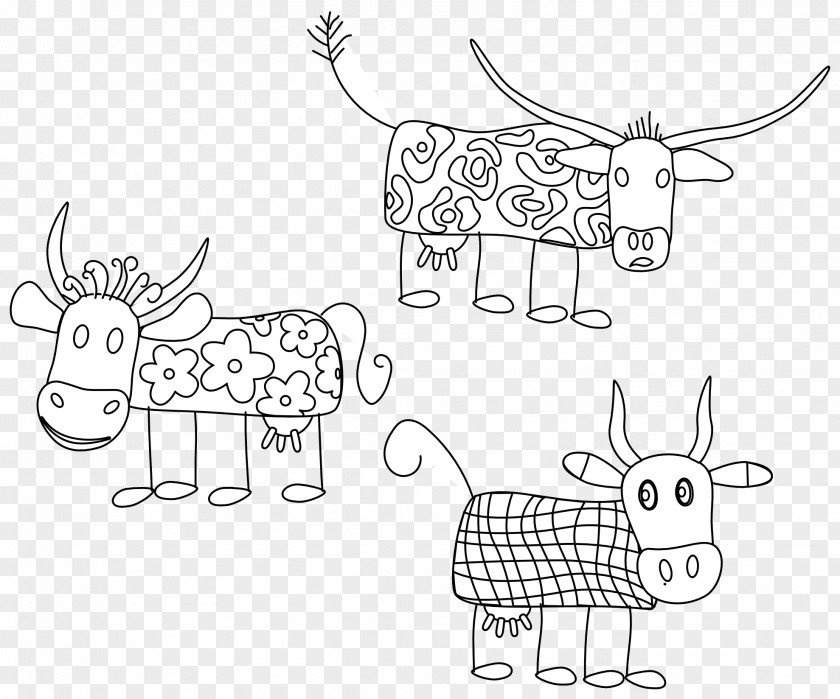 Book Cattle Black And White Coloring Drawing Clip Art PNG