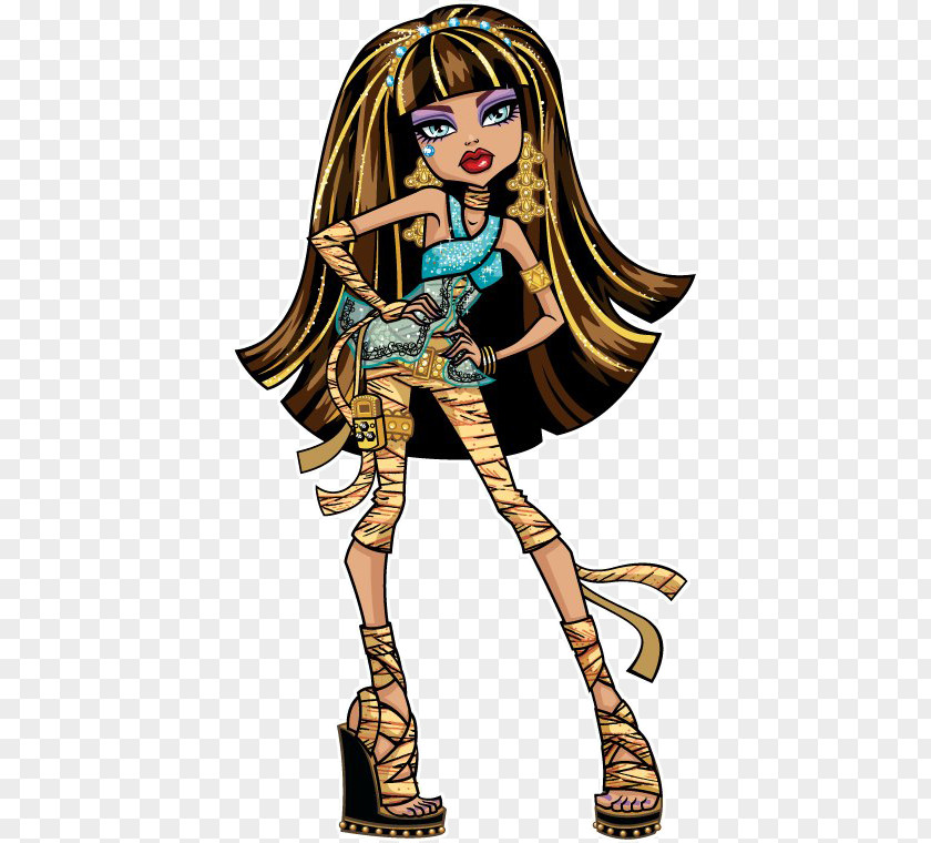 Doll Monster High Cleo De Nile Barbie PNG