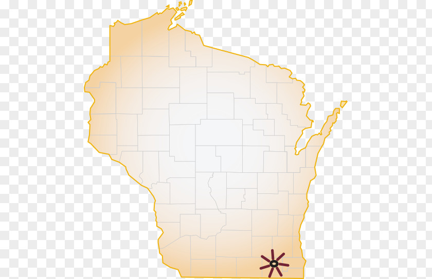 Map Wisconsin Ecoregion PNG