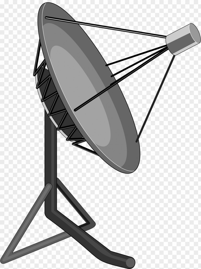 Vector Painted Antenna Satellite Dish Network Clip Art PNG