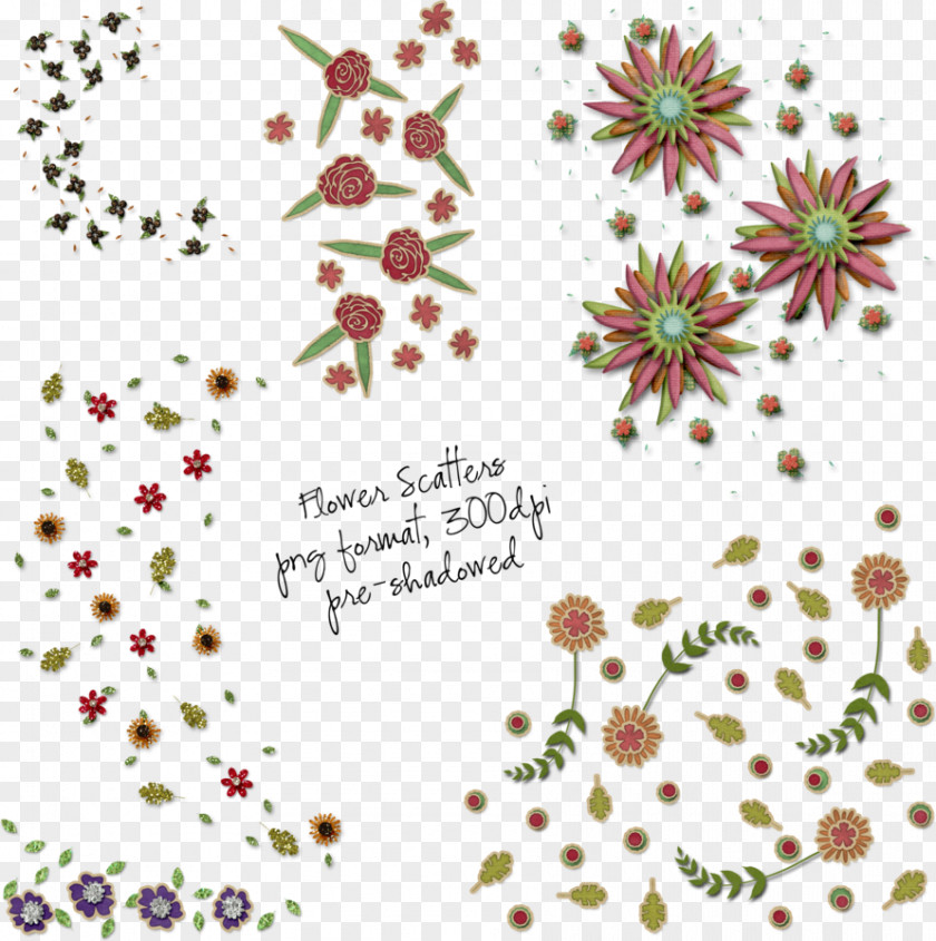 Victory Scatters Flowers Floral Design Cut Petal PNG