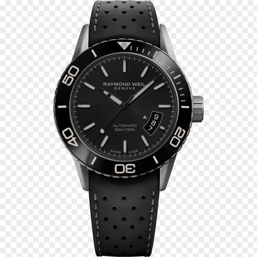 Watch Raymond Weil Automatic Diving Strap PNG
