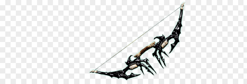 Weapon Hunted: The Demon's Forge Ranged Bow And Arrow PNG