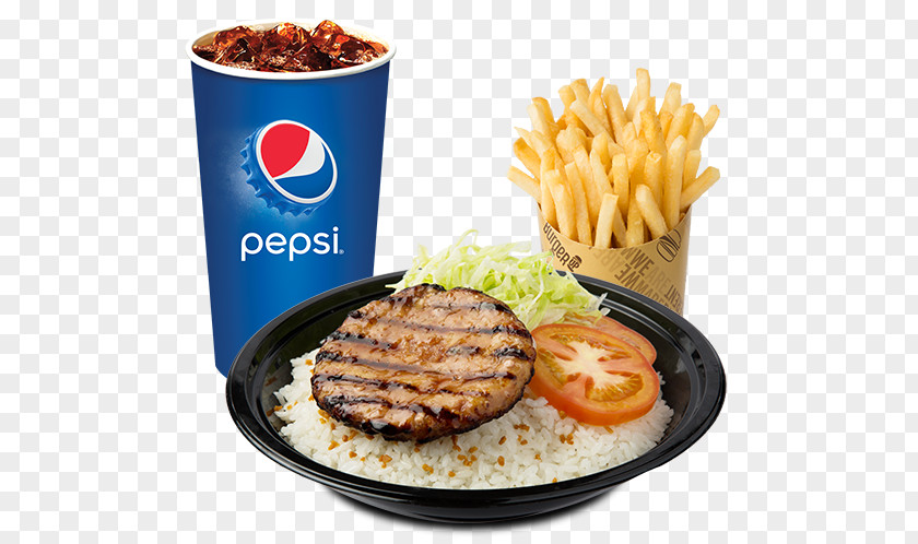 Chicken Rice French Fries Full Breakfast KFC Hamburger Fast Food PNG