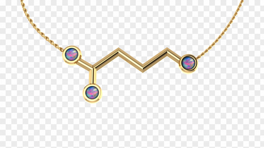 Emerald 10k Gold Rings Necklace N,N-Dimethyltryptamine Charms & Pendants Molecule PNG