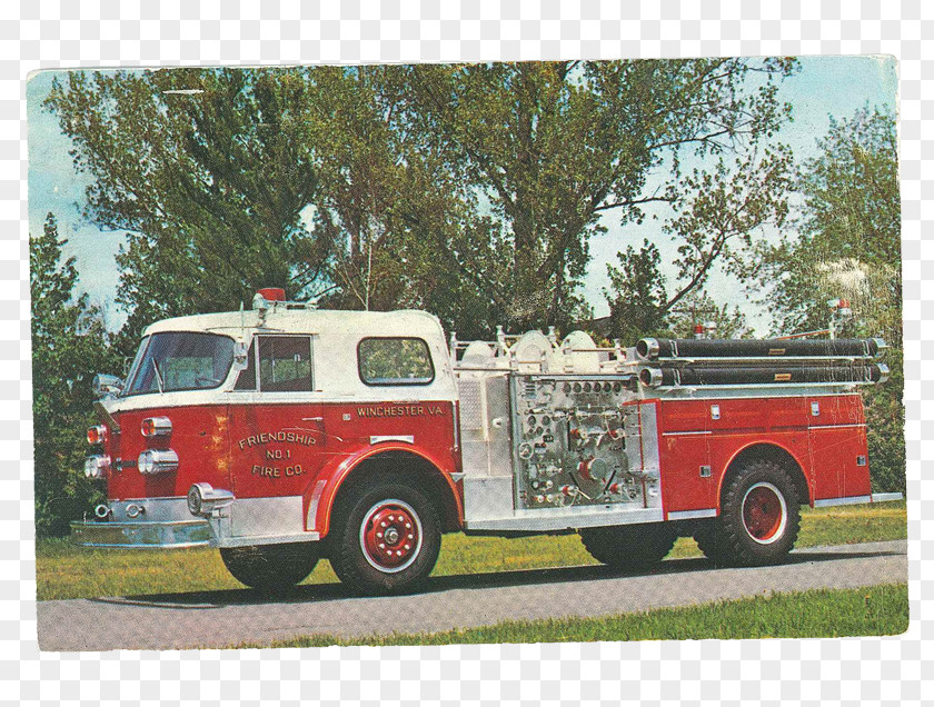 Fire Truck Car Winchester, Virginia Department Engine PNG