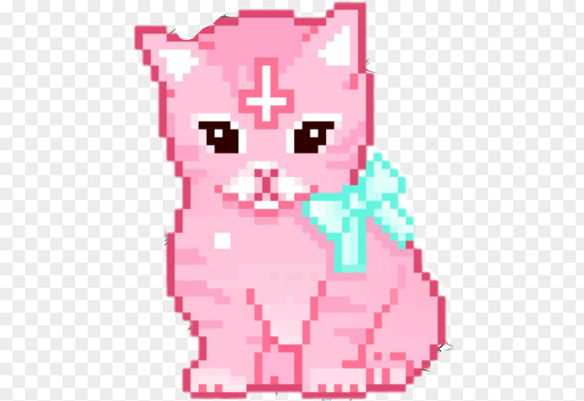 Cat Pink Kitten Bead GIF PNG