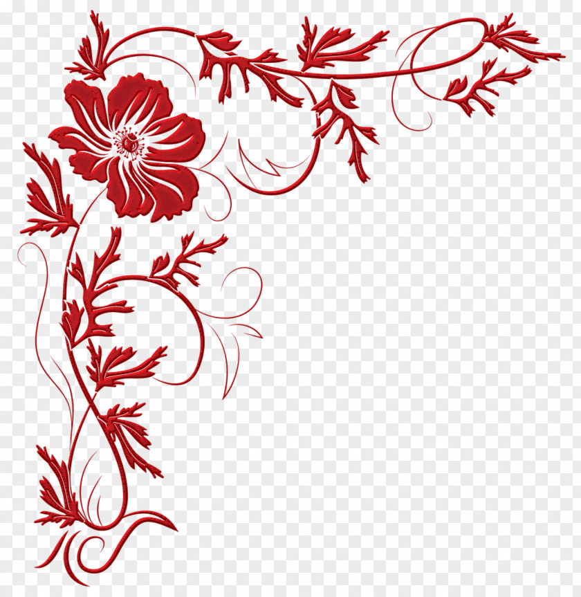 Floral Design Drawing Clip Art PNG