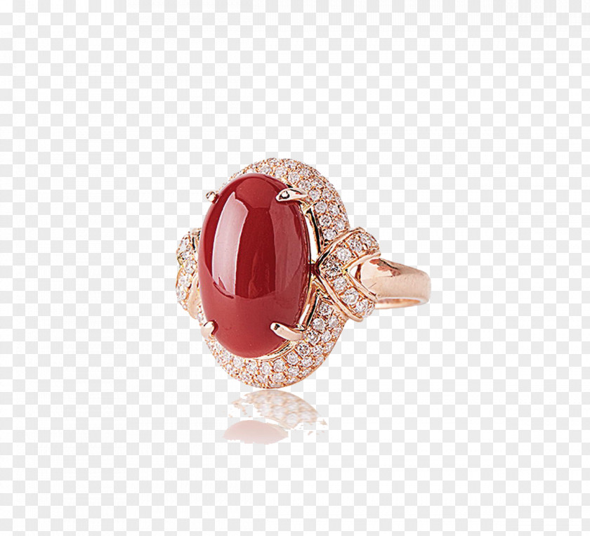 Gemstone Rings Red Coral Ring Jewellery PNG