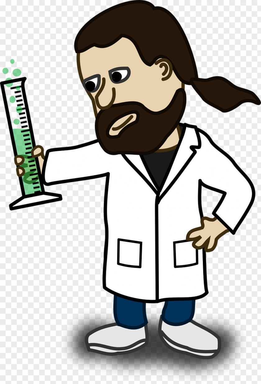 Scientist Character Clip Art PNG