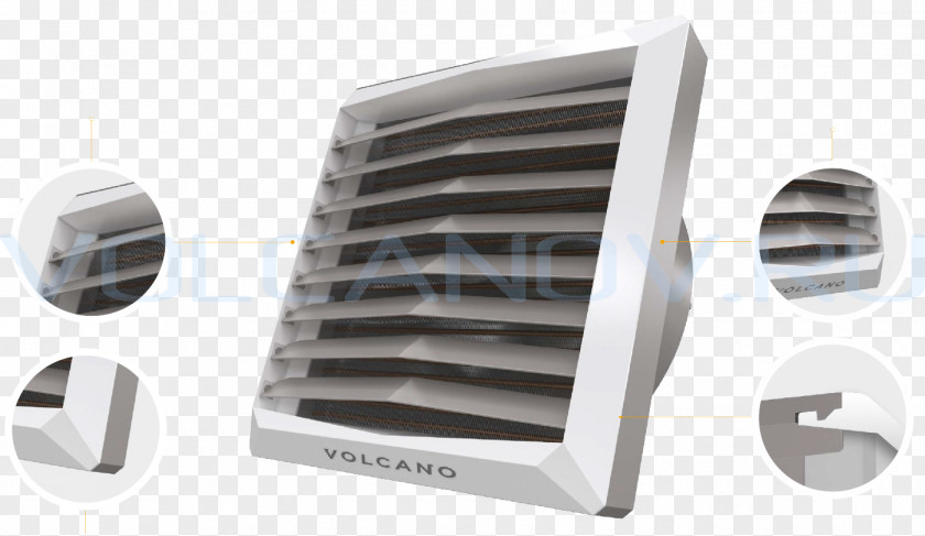 Volcano Fan Heater Storage Water Coil Unit Heat-only Boiler Station PNG
