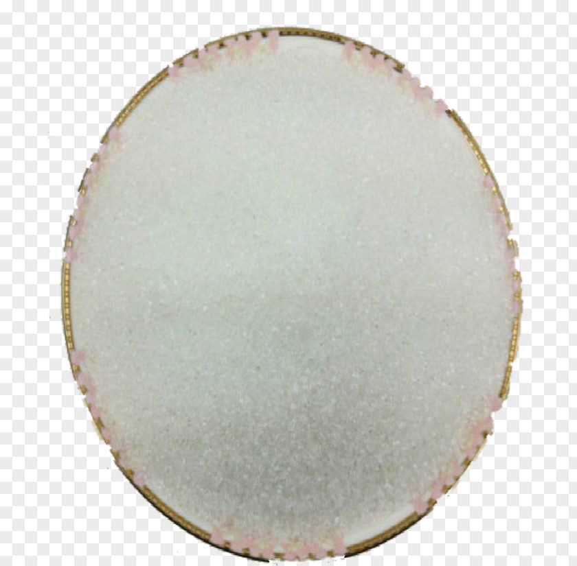 A Plate Of Exquisite White Sugar Sucrose Candy PNG