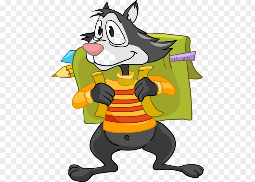 Cartoon Dog School Raccoon Photography Illustration PNG