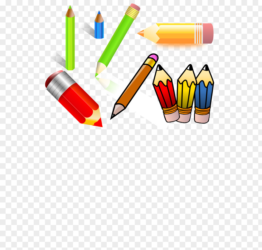 Classified Vector Colored Pencil Drawing Clip Art PNG