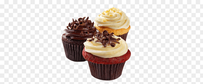 Cupcake Yummy Trio PNG Trio, three cupcakes clipart PNG