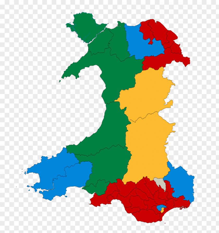 Election Cardiff NHS Wales Map PNG