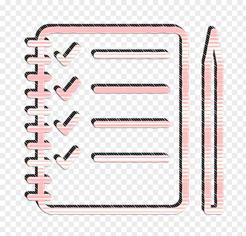 Icon Shopping Addiction Notepad PNG